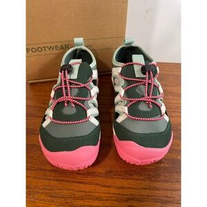 NEW Girls 13 Jack Wolfskin Villi Sandal K Hiking Water Shoes Pink Lemonade Green